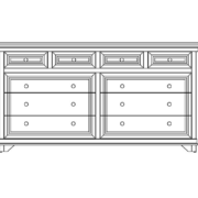 Arborne 10-Drawer Dresser