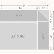 5 Piece Mission Corner Nook Set - Image 2