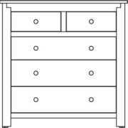 Hudson Limited 5-Drawer Chest