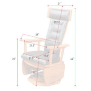 London Swivel Glider - Image 3