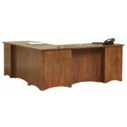 Prairie Mission L Desk With Hutch - Image 2