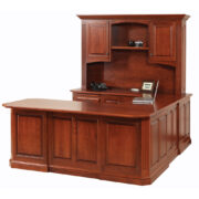 Buckingham U-Shape Desk and Hutch