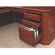 Buckingham U-Shape Desk and Hutch - Image 3