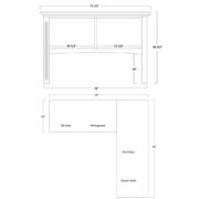 Signature Corner Desk and Hutch - Image 3