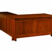 Freemont Mission Corner and Return Desk with Hutch FMCT - Image 2