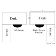 Freemont Mission Corner Desk and Hutch - Image 2