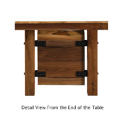 Lamesa Trestle Table - Image 3