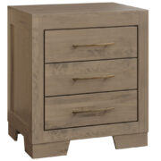 London 3 Drawer Nightstand
