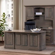 Buckingham U-Shape Desk and Hutch - Image 5